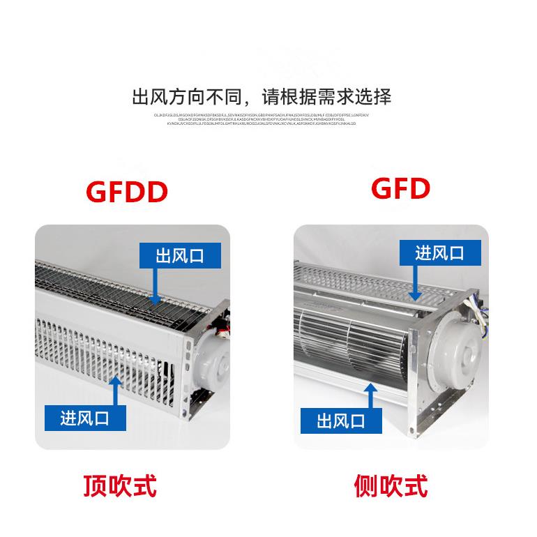 GFS1D1/GFDD0420/455-5/55N干式变压器横流冷却风WVM机散热风扇