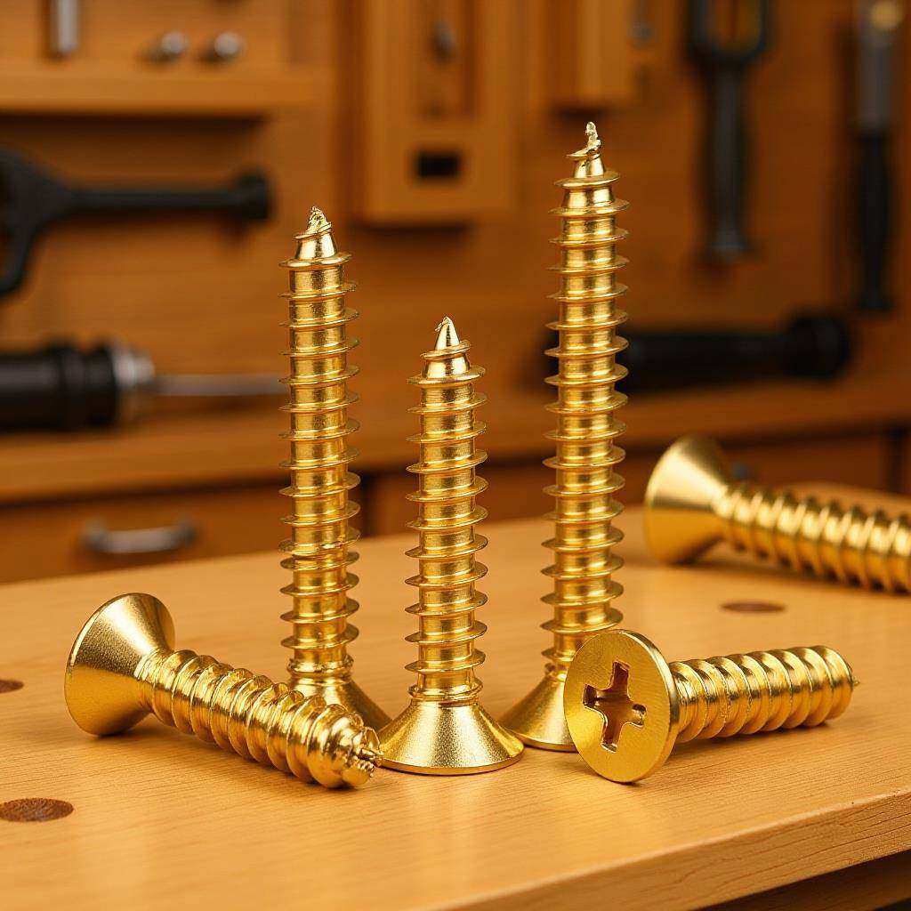 304不锈钢KA十字沉头自攻金色螺丝M3/M4/M5镀金平头自攻金色螺钉