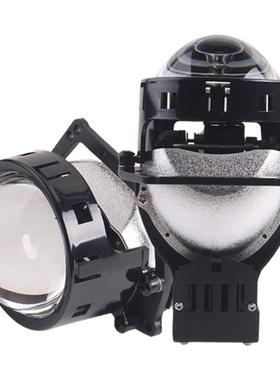 三为车灯工厂3寸A9LED双光透镜大灯55瓦5500k汽车大灯改装升级