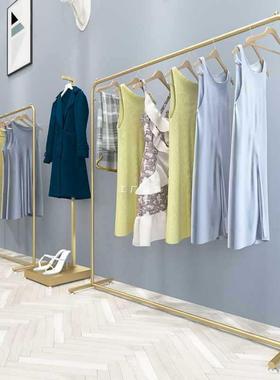 ft欧式服装店展示架落地式女装店货架陈列组合侧挂衣架童装衣服架