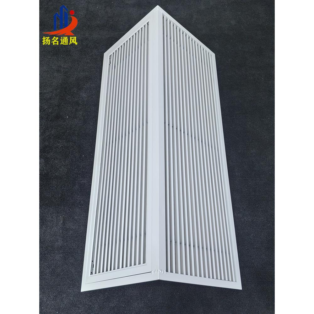 铝合金l型挂式风空调出风口百9叶Abs挂式空调配有格格栅0度CKN角