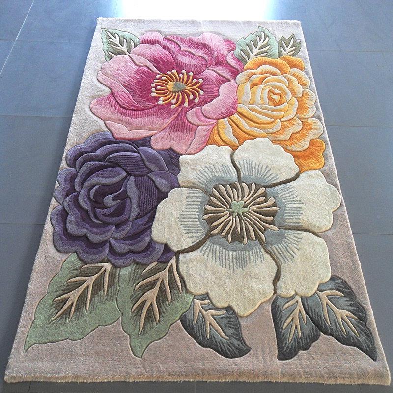 新西兰羊毛地毯客障988m厅咖桌毯优雅的房子现代无碍子豪华手工卧