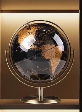 代轻奢现件档地球仪摆酒柜办高公室书LYU-JQDQ房装饰玄关客厅高级