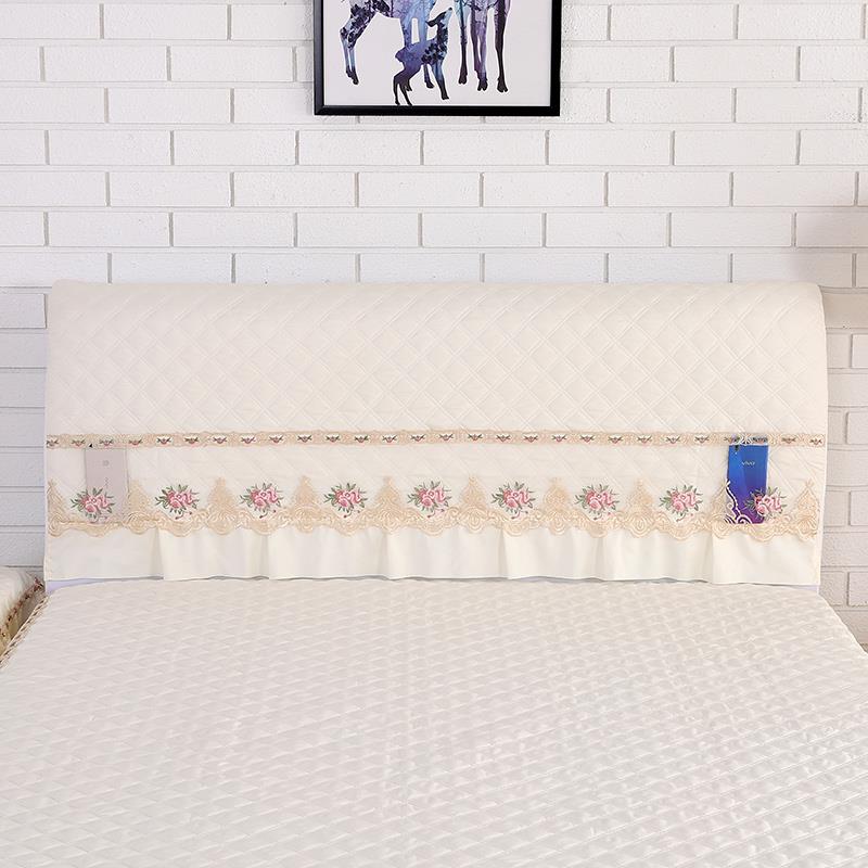 床头套罩布实艺全弧欧形木板2020ctz0木床头靠背罩式防尘保护套简