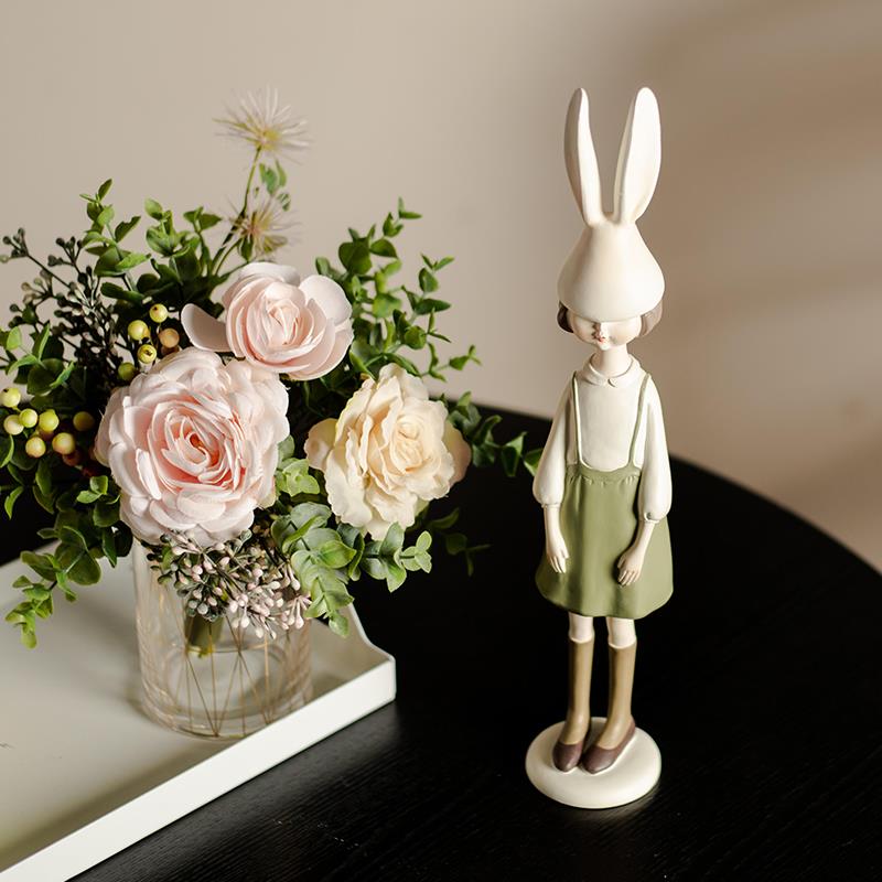 饰十字星 厅轻奢女孩摆件创意花艺南套装组合客酒柜装家居餐C0305