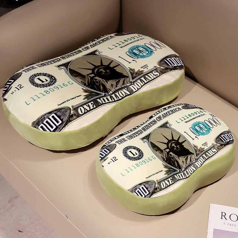 创洗意财有钱午睡众趴睡枕办公室休息记忆棉单人枕头可拆22龙发小