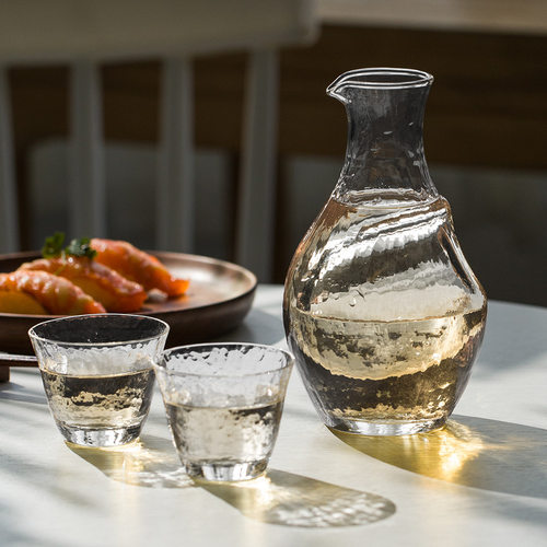 日本进口东洋佐佐木玻璃分酒器日式一壶两杯酒具套装礼盒装送礼