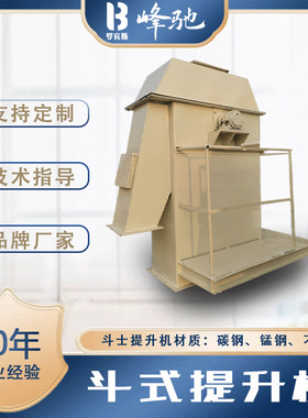 定制NE3050斗式提升机垂直上料机不锈钢料斗沙子水泥板式链条斗提