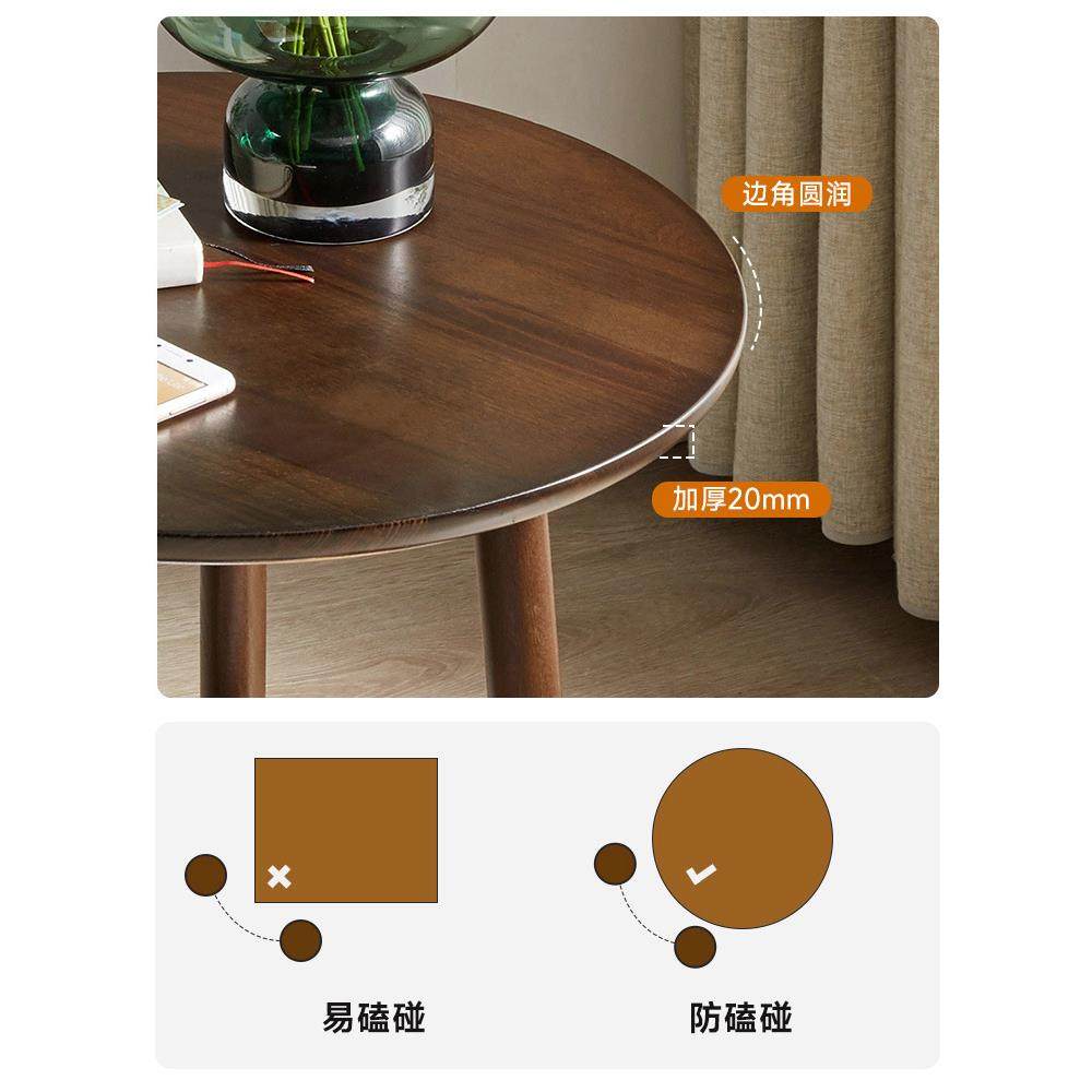 沙发边几实木小圆桌简约可移动小茶几客厅边桌阳台小茶桌床头方几,收纳整理,烫衣板及配件,淘宝优惠券,粉丝福利购,淘宝优惠卷