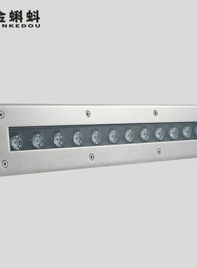 LED长方形地埋灯12W18W水下地埋灯全不锈钢水下灯嵌入式防水埋地