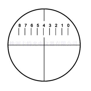 显微镜测微尺目镜测微尺1mm十字刻度分划板