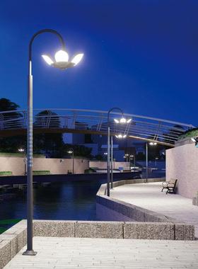 3.5米荷花庭院灯别墅广场文旅小区led铝材路灯户外园林景观灯X20