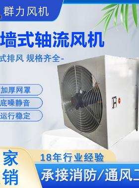 DWEX边墙风机方形防爆防雨不锈钢壁式轴流通风机低噪声排风机工厂