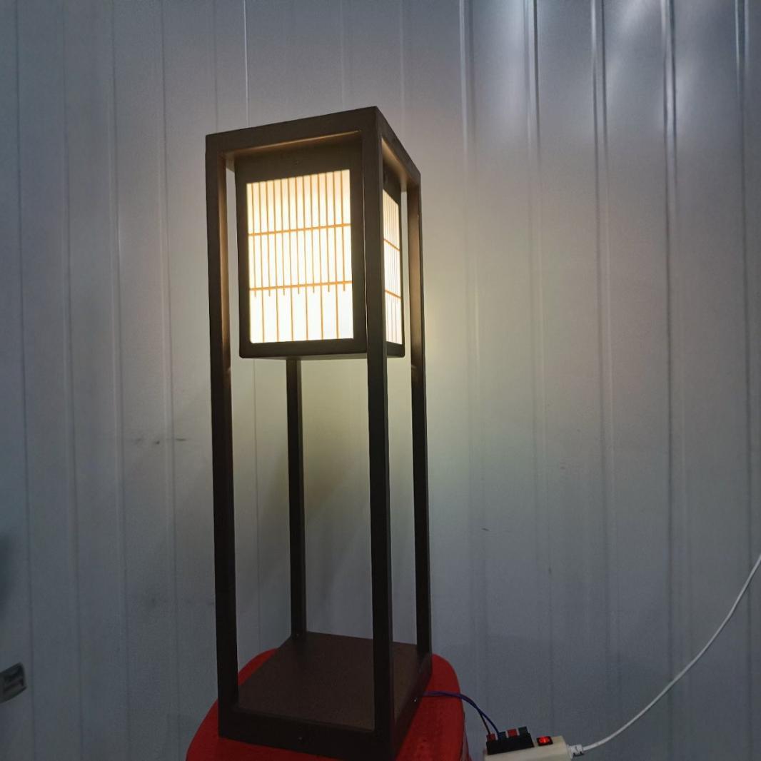 仿云石庭院柱头灯景观草坪灯户外防水园林别墅LED中式照明庭院灯