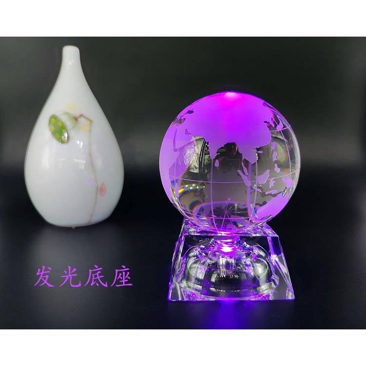 饰水晶D0001地球仪家居工厅艺品客办公室书桌装品杯奖牌配件奖送