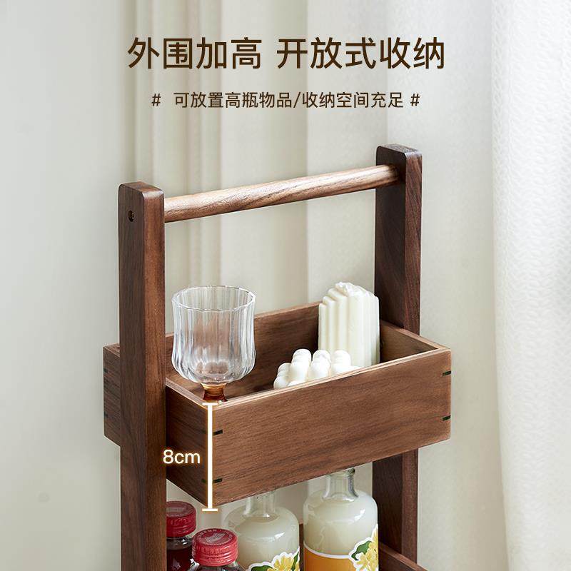 多层实置物架木质层厨房浴室卫生双间收纳木町架桌面木食果蔬储物