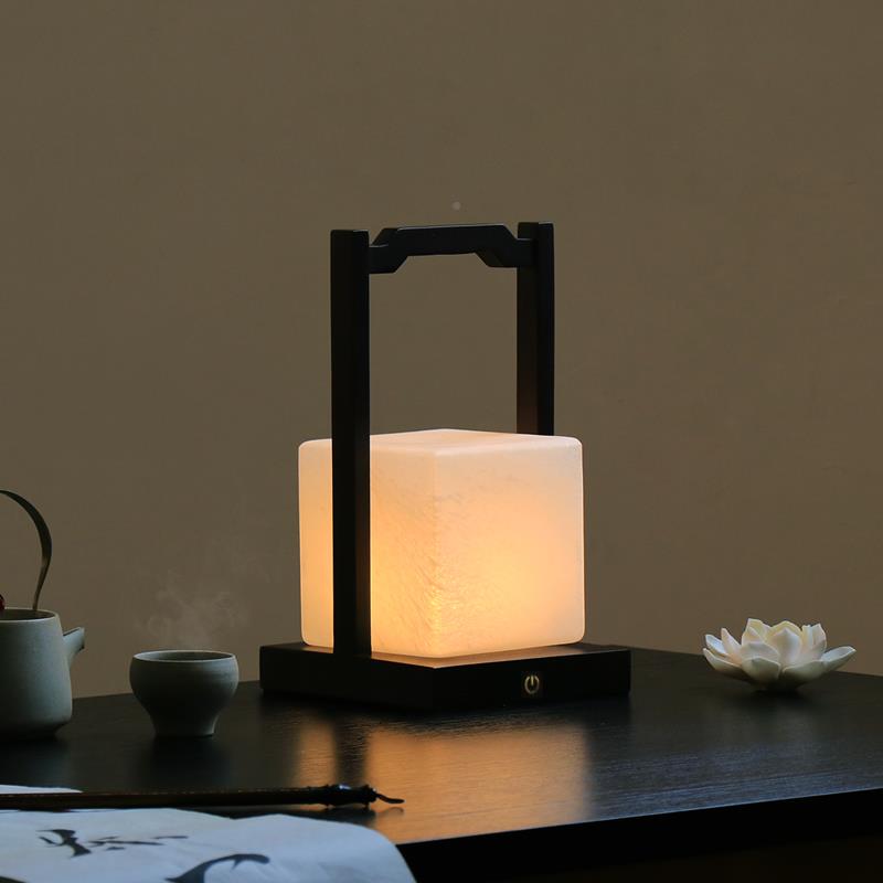 新中式小台灯客学厅装茶桌面轻奢饰摆LMD-6471桌件宋代美卧室床头