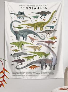 in造s墙美国设计kelzuki动物背景布室宿tb-69373舍改艺卧术布北欧