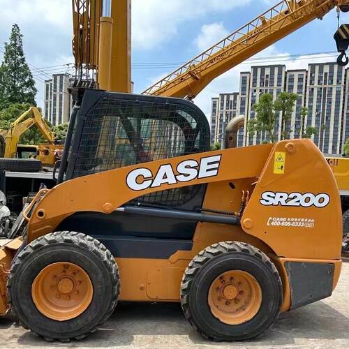 处理库存 凯斯SR200 SR250滑移扫雪机 车子自带铲斗 正常干活车