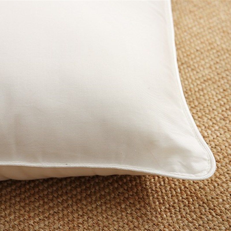 纯棉花枕头抗菌防螨全棉枕芯低中高枕单人成人枕一对护颈助眠定制
