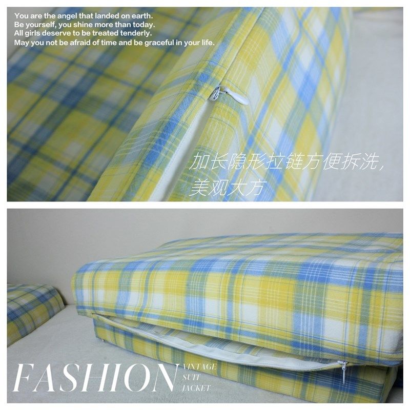 全棉乳胶颈椎枕套一只一对装纯棉乳胶枕头套60x40水洗棉儿童50x30