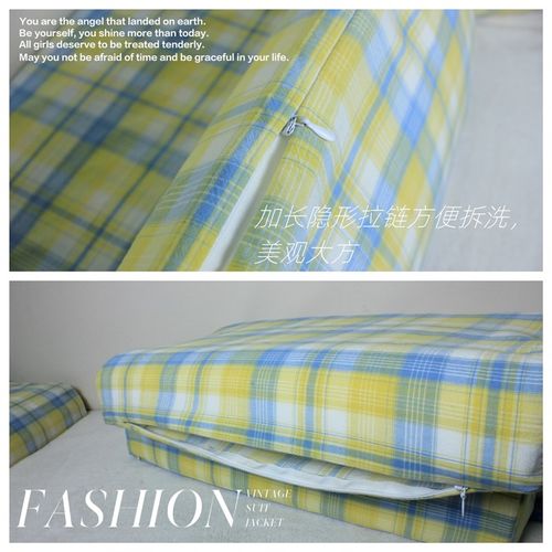 全棉乳胶颈椎枕套一只一对装纯棉乳胶枕头套60x40水洗棉儿童50x30