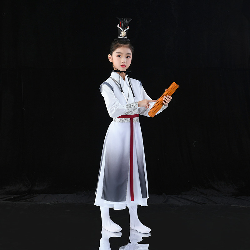 壮志少年行舞蹈演出服男女童汉服古风侠客学生国学表演服装中国风,童装/婴儿装/亲子装,儿童演出服,淘宝优惠券,粉丝福利购,淘宝优惠卷