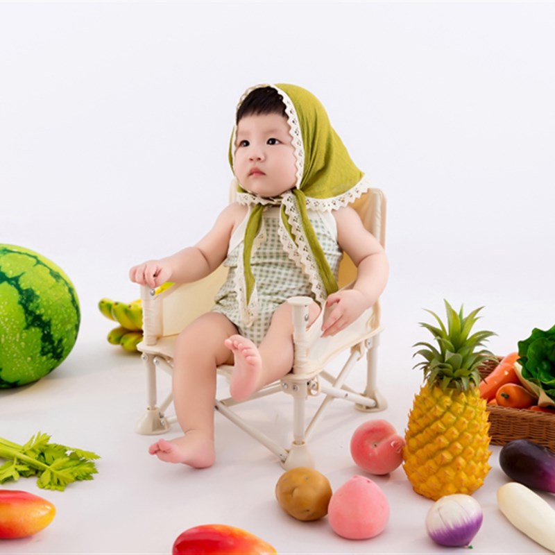 百天照儿童摄影服装开荤仪式蔬菜水果宝宝周岁照拍照服装拍摄道具