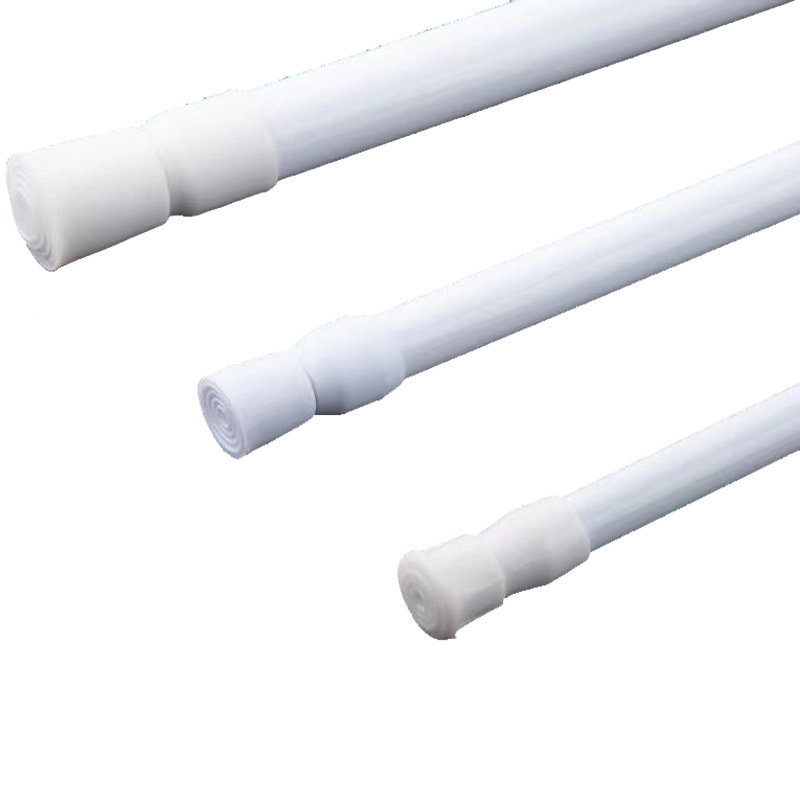 免打孔伸缩杆安装多功能浴帘窗帘门帘杆小收纳收缩杆细杆子晾衣杆,居家布艺,窗帘杆/罗马杆,淘宝优惠券,粉丝福利购,淘宝优惠卷