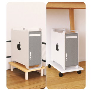 桌下电脑主机托架移动台式机放置滑轮底座桌面机箱收纳支架置物架