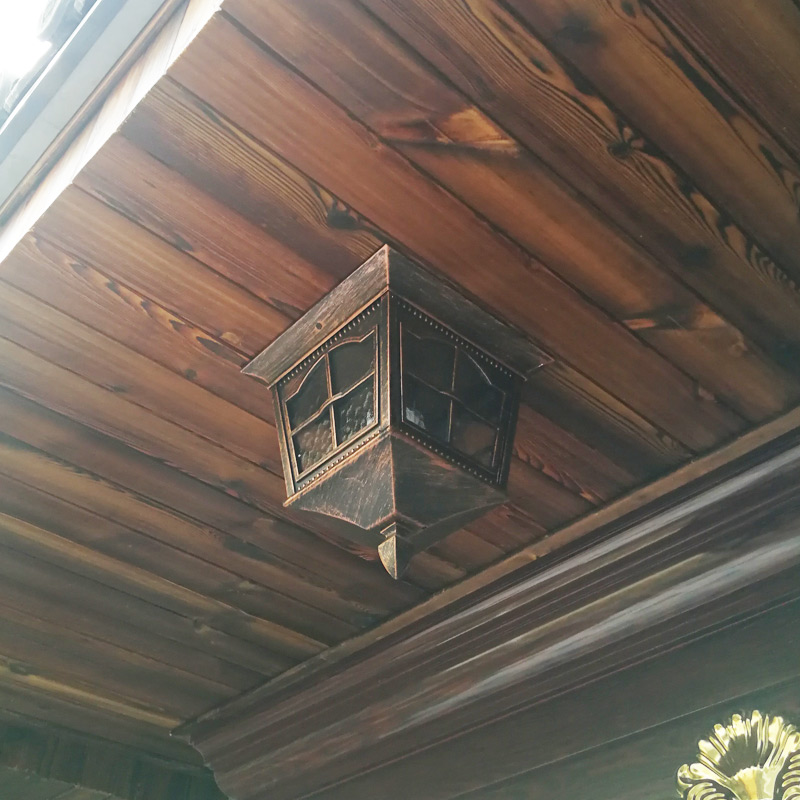 美式户外防水吸顶灯室外铝材阳台走廊入户大门庭院过道楼梯凉亭灯