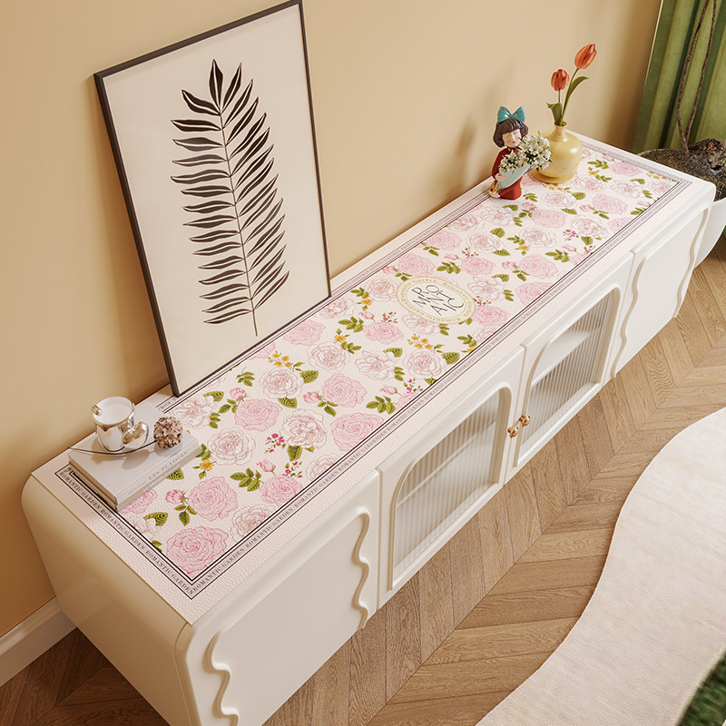 电视柜桌布皮革长方形台面垫防水防油免洗桌垫鞋柜垫防烫盖巾盖布,居家布艺,桌布,淘宝优惠券,粉丝福利购,淘宝优惠卷