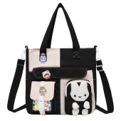 小学生文件袋可单肩美术袋男女孩学习袋上课手提拎书袋儿童收纳袋