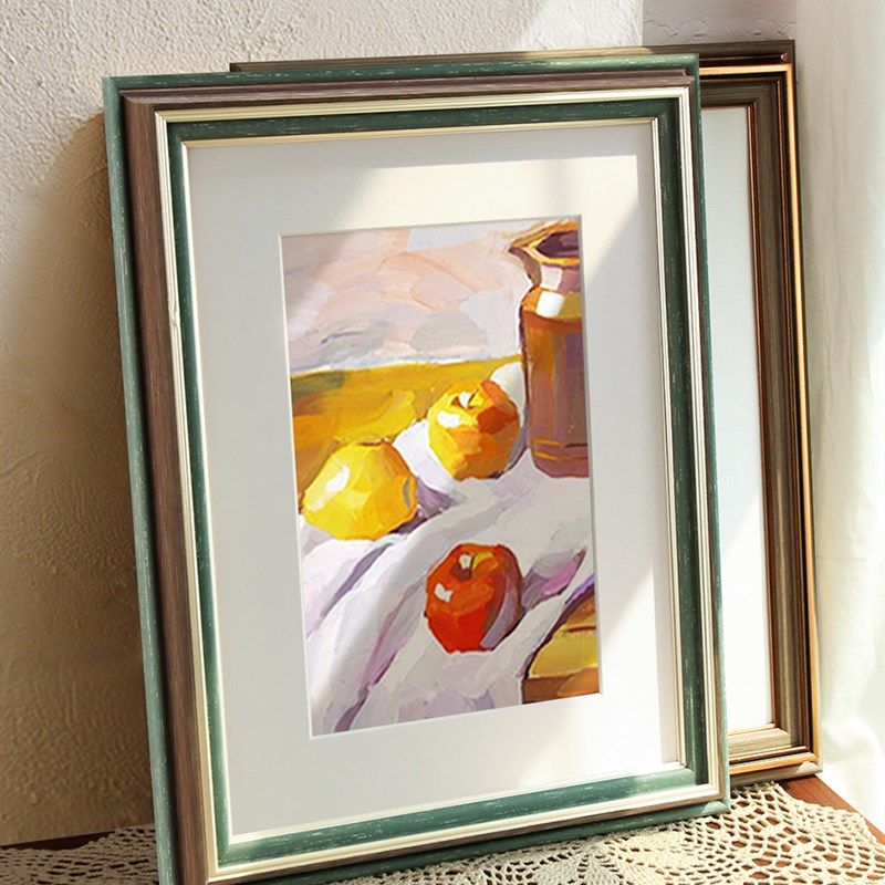 装裱挂墙创意美式画框创意5075厘米大相框定制20 24 36寸16 4开8k