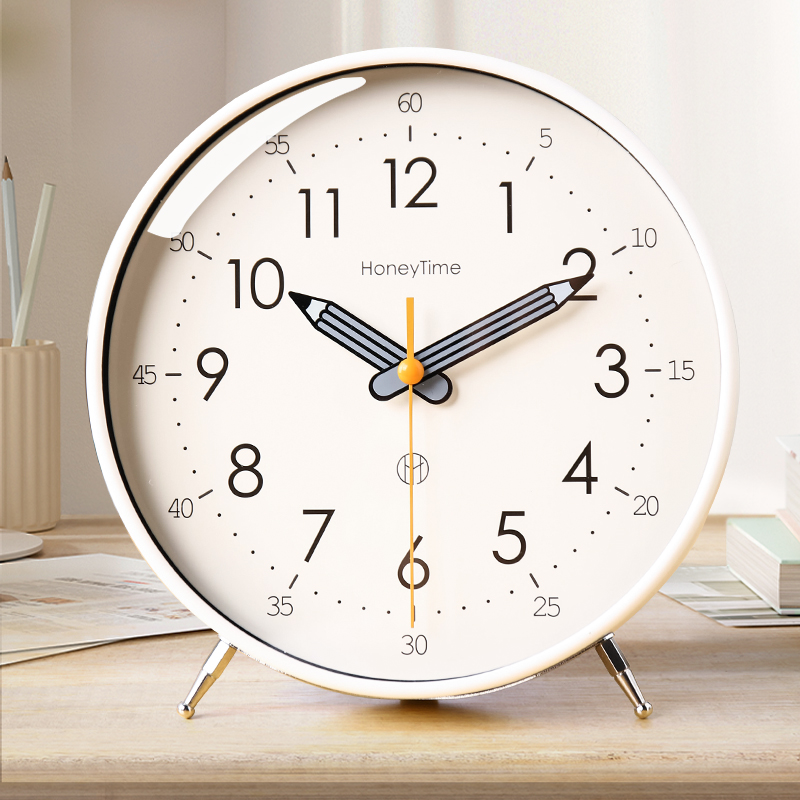 客厅钟表摆放式座钟家用创意坐钟儿童卧室桌面摆件摆钟时钟摆台式