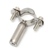 304不锈钢管支架PVC固定夹管夹管卡管码 夹卡箍焊接托架水管支撑架