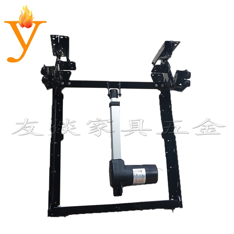 躺椅可伸展脚踏板五金户外休闲椅电动调节折叠踏脚铰链伸缩腿支架