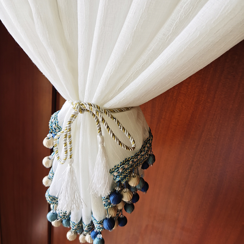 免打孔魔术贴纱窗帘自粘门帘咖啡帘飘窗阳台短帘半帘鞋柜简约厨房