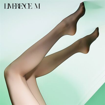涞觅青柠凉茶无缝防蚊丝袜女超薄款2D夏季清凉性感丝滑连裤袜