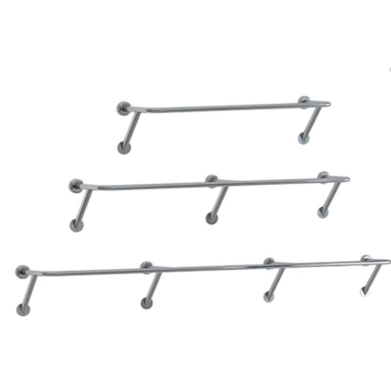 服装展示架上墙壁挂式挂衣架不锈钢墙上货架衣服架正挂侧挂服装架