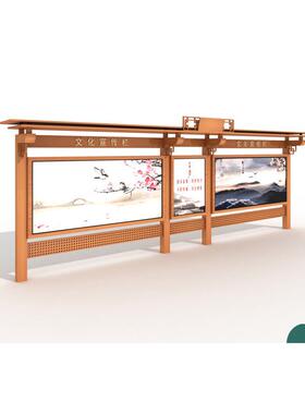 法治广场宣传栏灯箱生产XCL-072社区不锈钢LED宣传栏灯箱制造