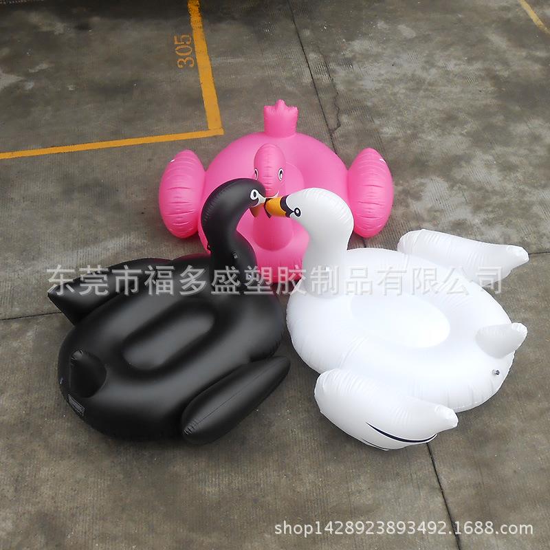 现货促销充气浮排白天鹅pvc充气浮排大型水上用品水上娱乐玩具