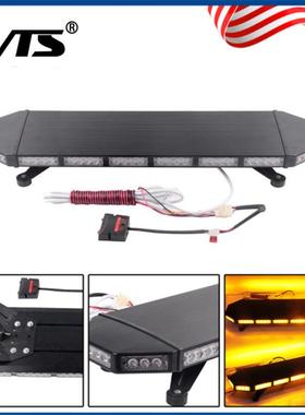 热销汽车66led长排车顶灯246W双面吸顶爆闪灯大功率开道警示灯