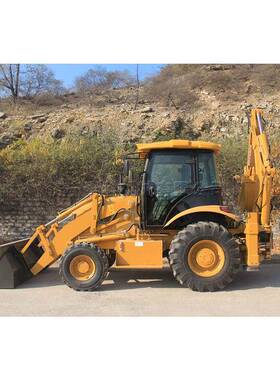 SAM388型挖掘装载一体机管道铺设挖沟机建筑工程用两头忙