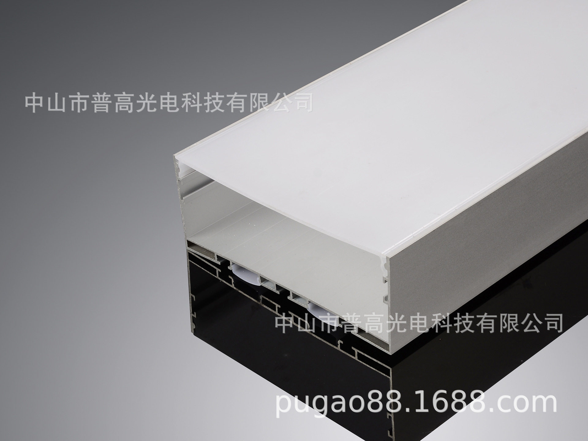 LED线条灯铝槽配件外壳吸顶灯套件办公室内造型照明灯可非标