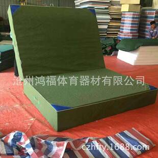 供应跳高海绵包体操垫折叠海绵垫高密度折叠体操垫空翻训练垫