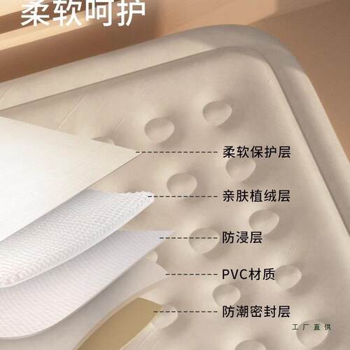 充气垫家用打营地铺全自动冲气垫床旅露985床垫便捷床折叠行床