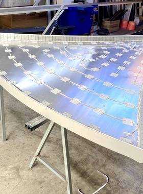 膜下地车库广告软膜灯箱U卡布灯箱高清V软画面L770ED超亮展示