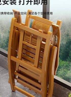 竹躺椅折午叠椅摇摇椅睡椅老人逍遥椅阳台r椅子懒人夏凉JOJ午休靠