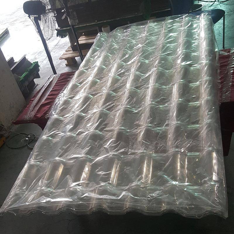 透明树脂瓦别墅屋面P采板配合ASA/CP光VC合成瓦381琉瓦璃使用